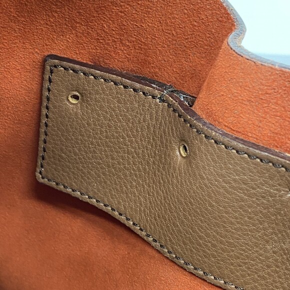 Salvatore Ferragamo handbag, leather, brown, women's. - Picture 9 of 14